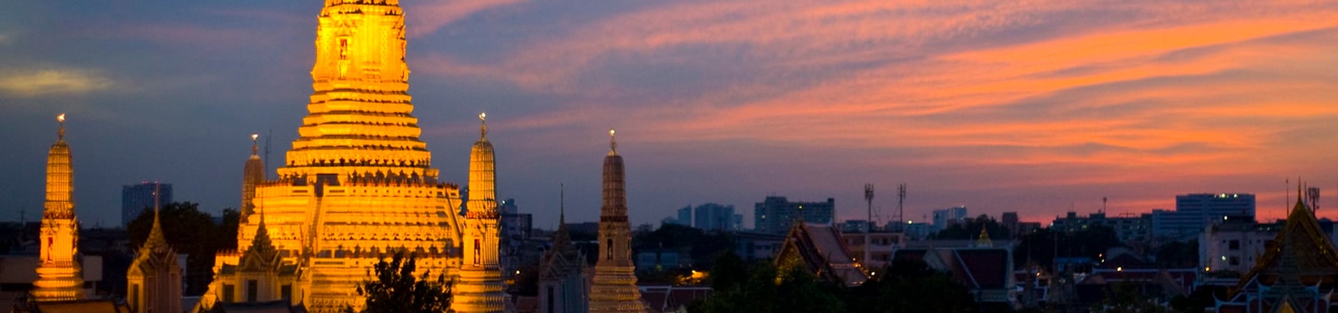Image of Iconic Temples of Bangkok by Night