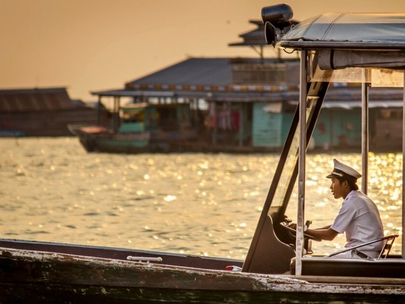 Champagne Sunset Private Floating Village Cruise