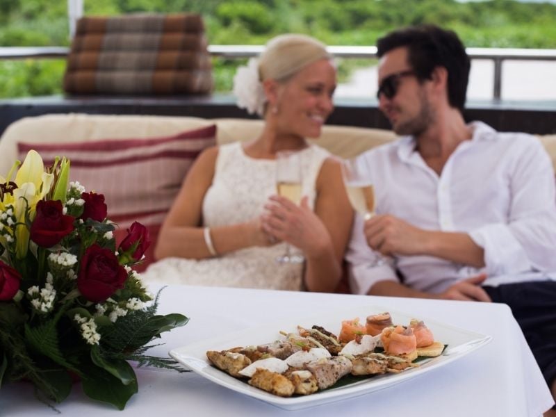 Champagne Sunset Private Floating Village Cruise