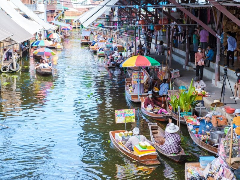 Damnoen Saduak & Don Wai Markets Experience