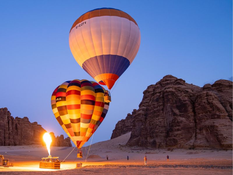Balloon Over AlUla