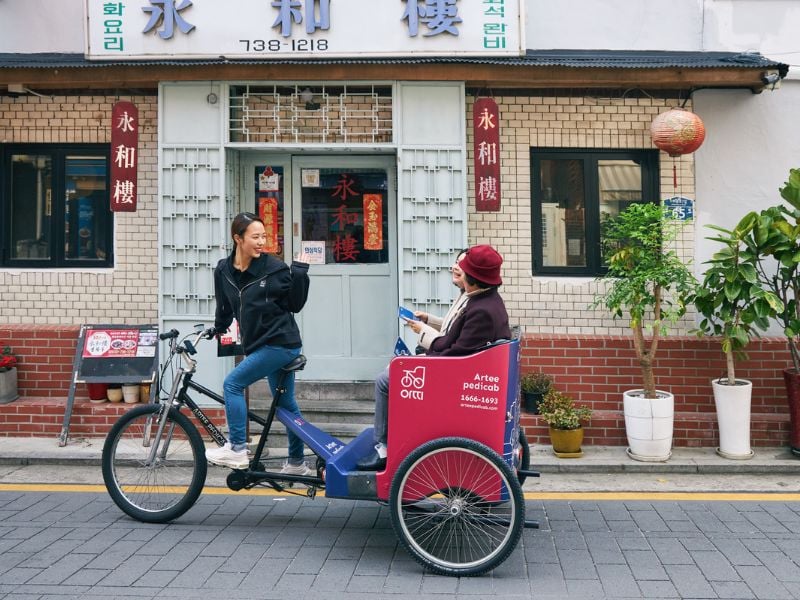 Seoul Landmarks Tour with Pedicab