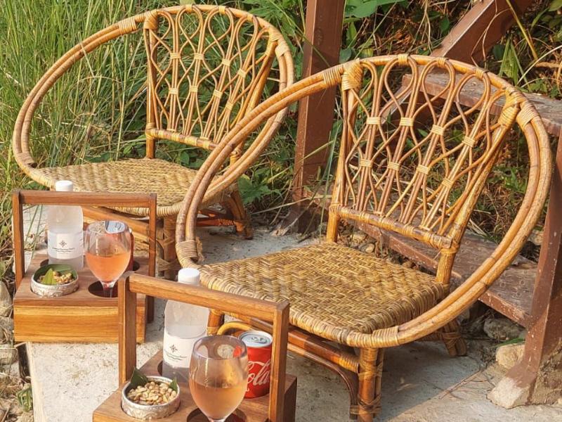 Romantic Nam Song River by Sunset