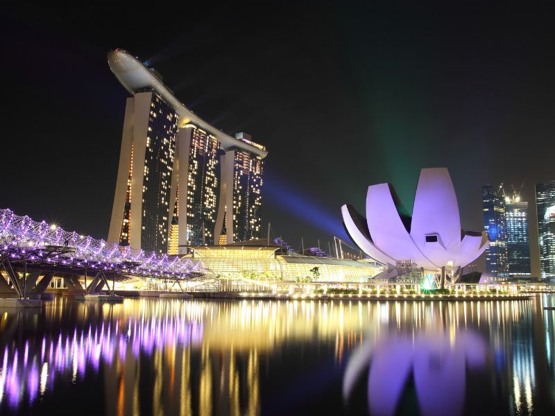 Marina Bay Night Cycling Tour