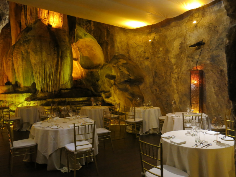 Fine Dining in a Cave