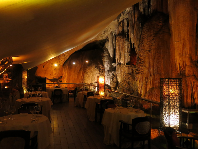 Fine Dining in a Cave