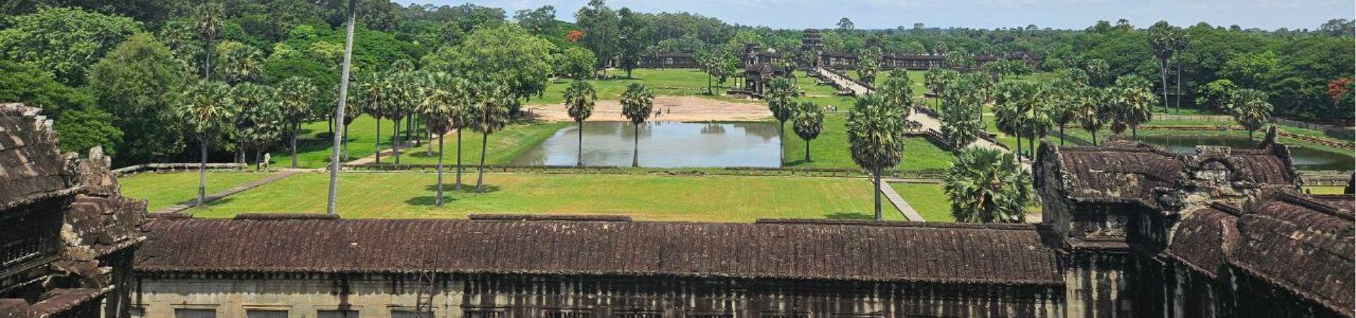 Image of Angkor Wat behind the scenes