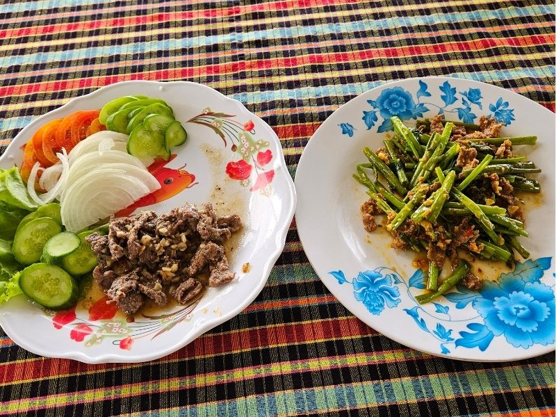 Battambang, cooking at home