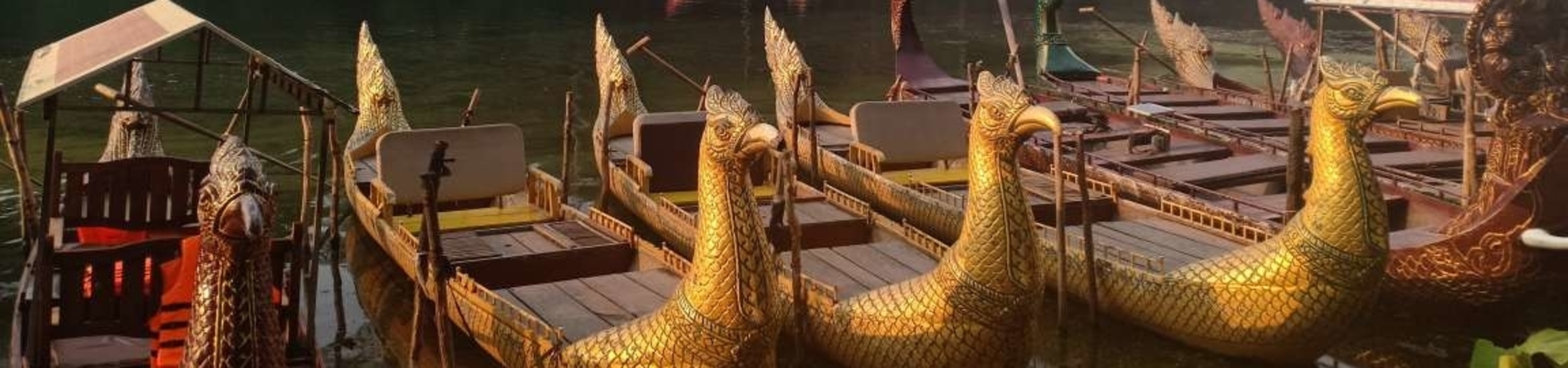 Image of Champagne Sunset Gondola Boat at Angkor