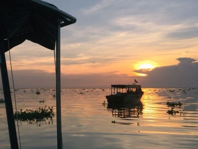 Champagne Sunset Private Floating Village Cruise