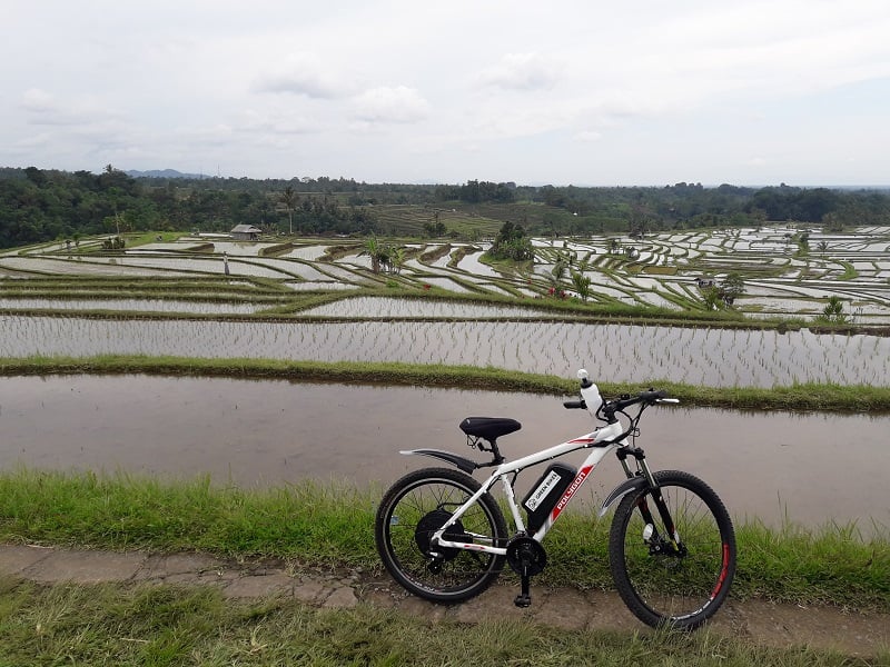 Bali Lakes and Hills by E-Bike