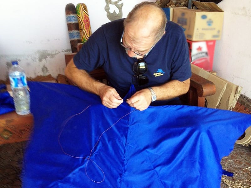 Balinese Kite Making