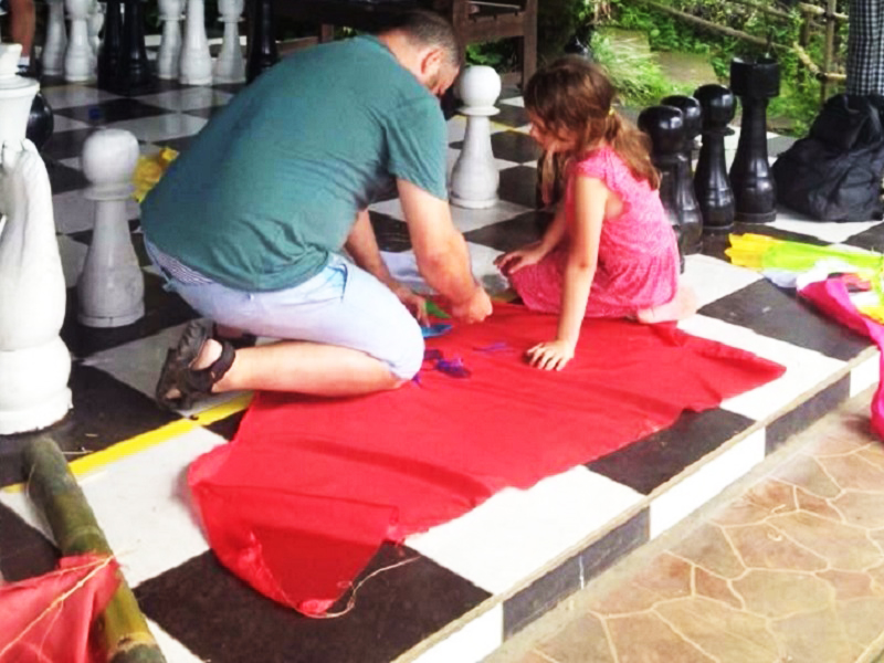 Balinese Kite Making
