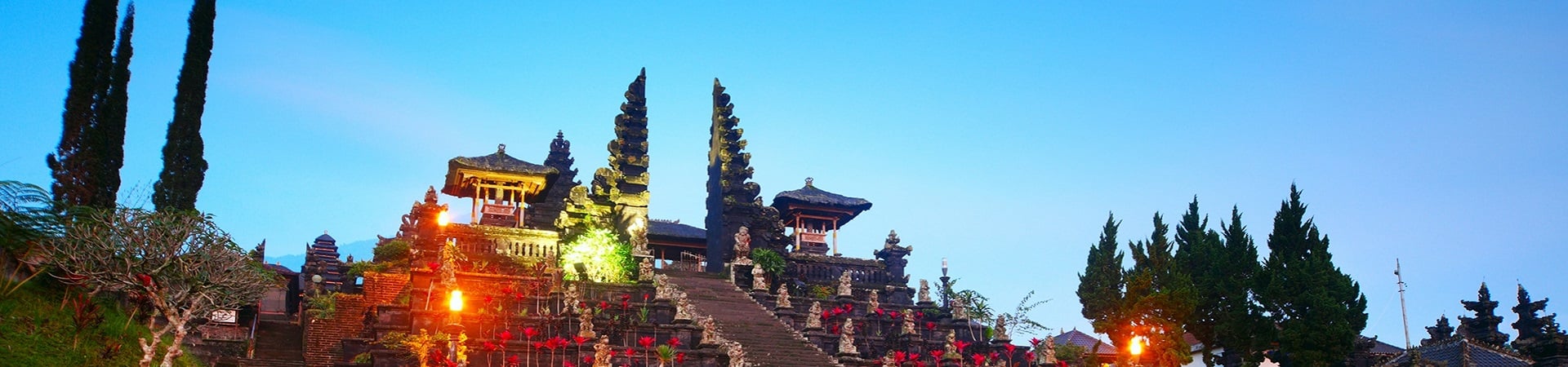 Image of Besakih Temple and Sidemen Cycling