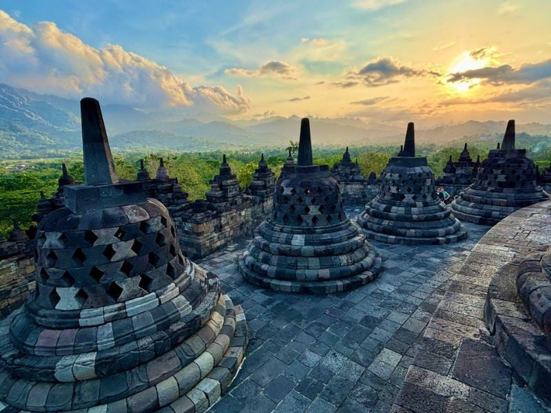 Borobudur at Dusk