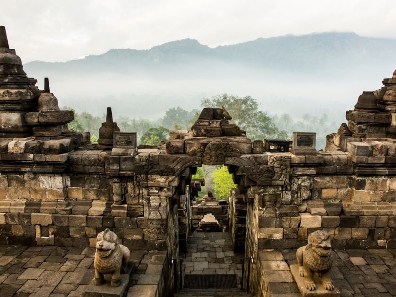 Borobudur at Dusk