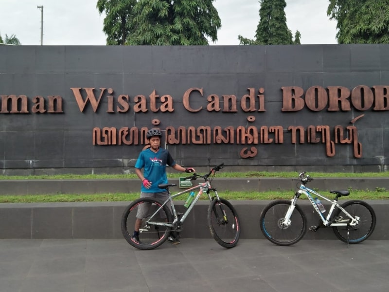 Cycling Around Borobudur