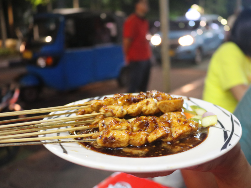Evening Street Food Safari in Jakarta