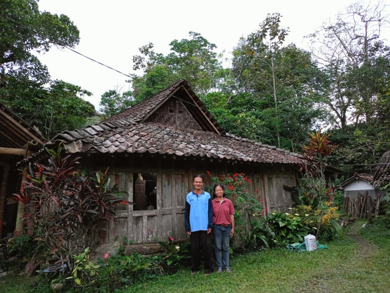 Home Dinner and Merapi Volcano by night