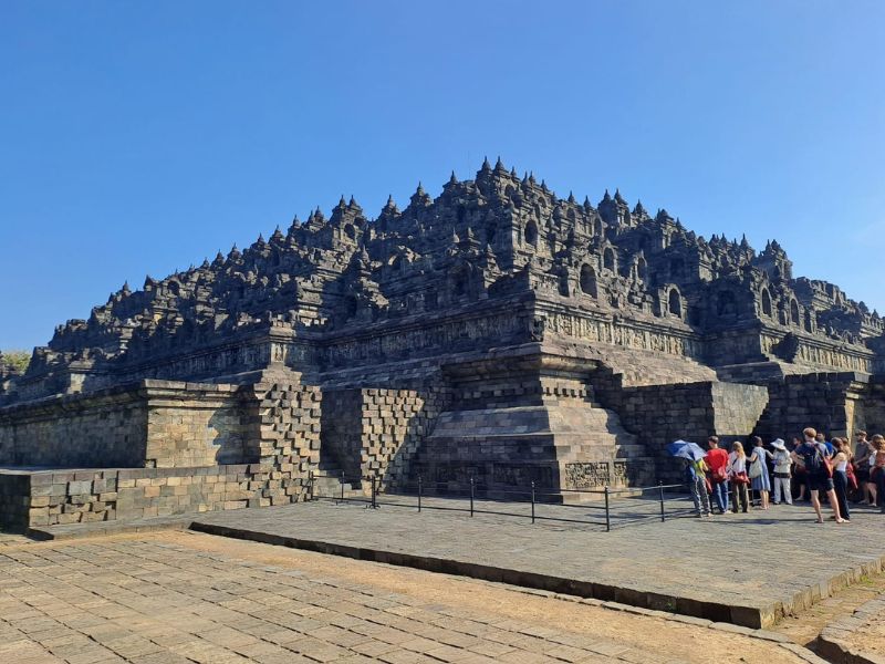 Sunrise at Borobudur Temple