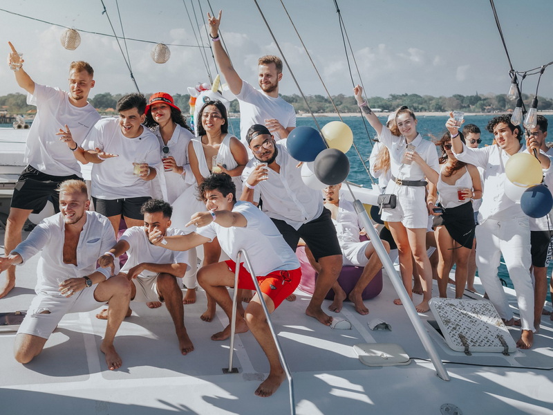 Sunset Cruising on Aneecha Catamaran
