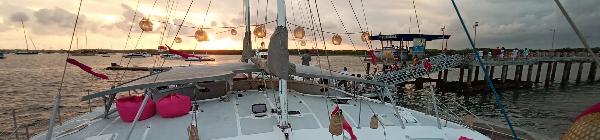 Image of Sunset Cruising on Aneecha Catamaran
