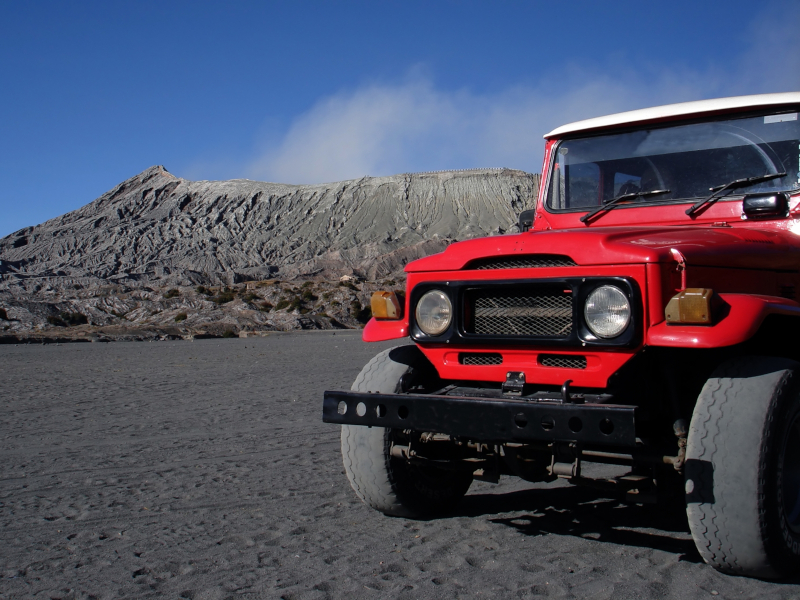 Trek to the Sacred Spring in Bromo