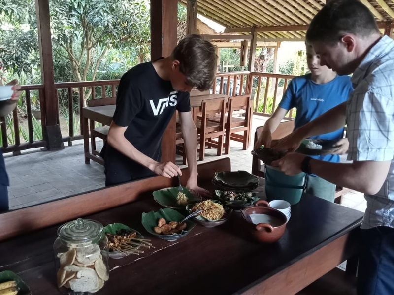 When in Borobudur, Engaging and Discovery