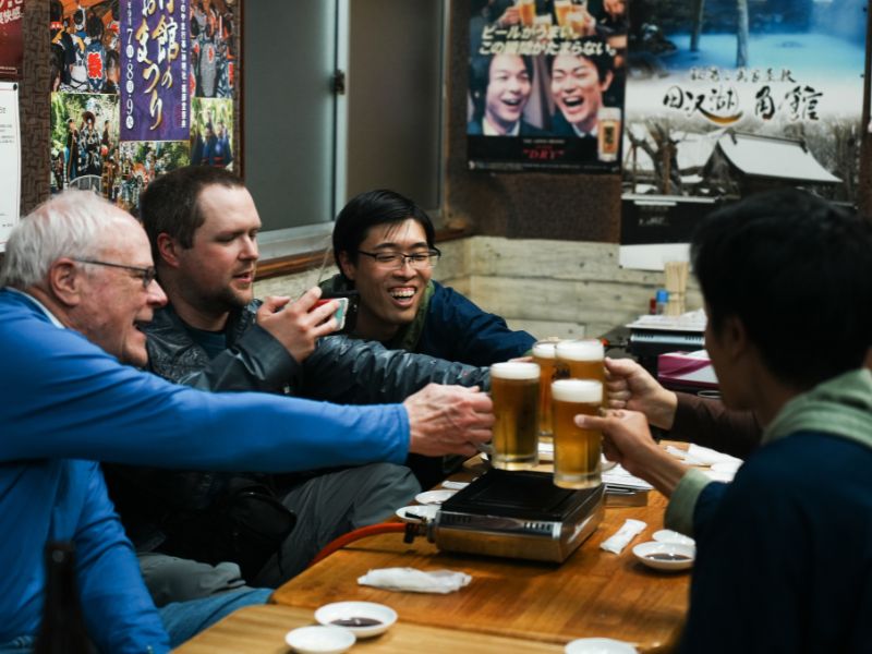 An Evening Out with Locals in Kakunodate