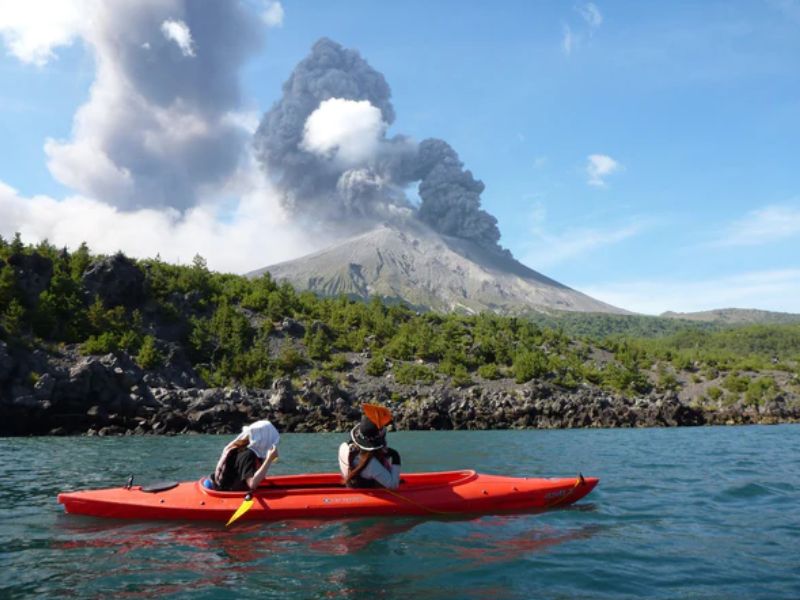 Sakurajima Volcano Kayak Adventure (Shared)