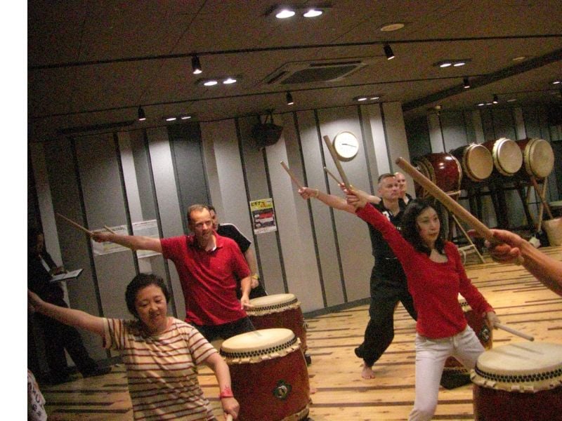 Taiko Drumming in Tokyo