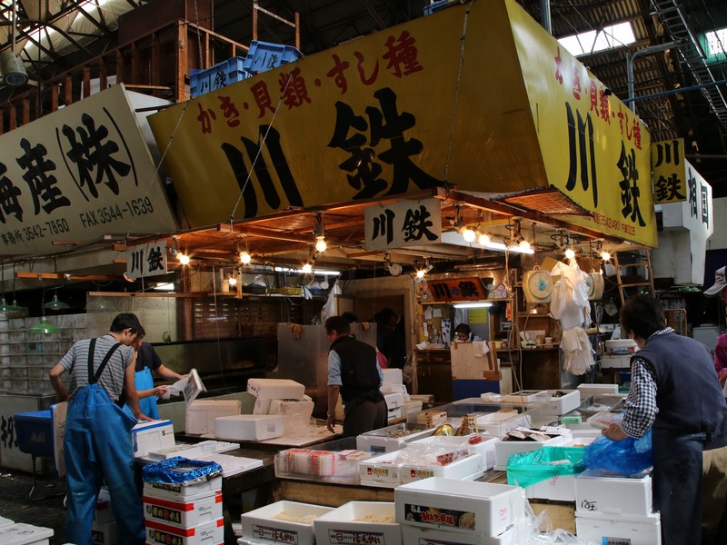 Tsukiji Outer Market Walk & Sushi-Making