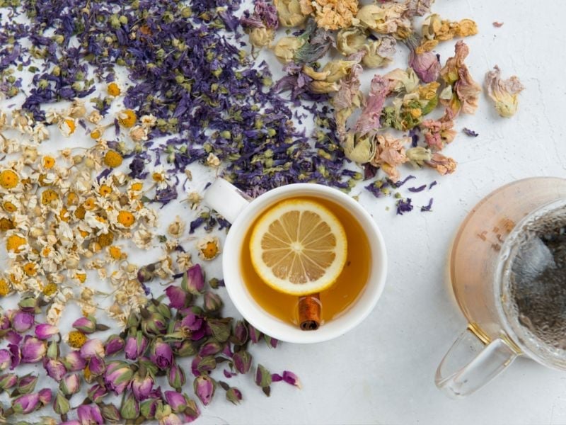 Healing with Flower Tea in Busan