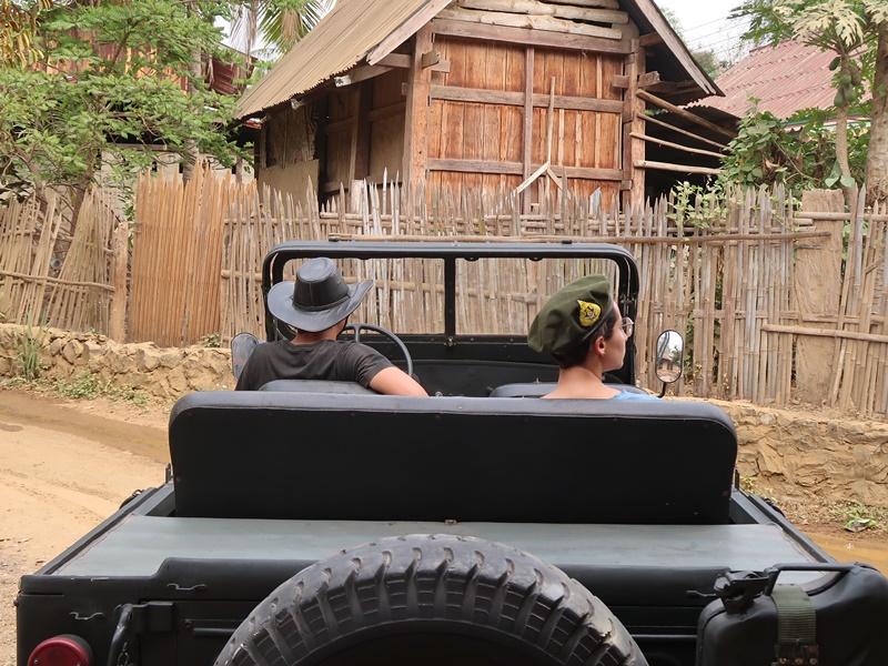 Kuang Si Falls by Vintage Jeep