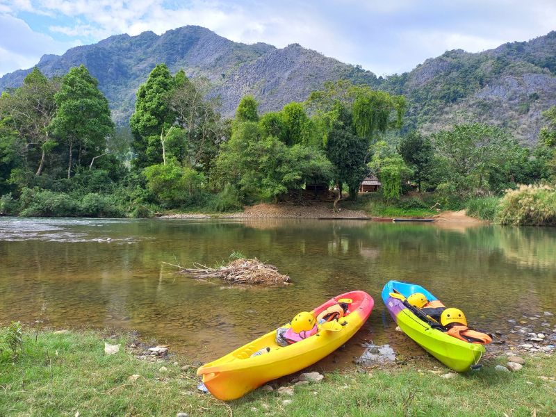 Vang Vieng Caves and Kayaks