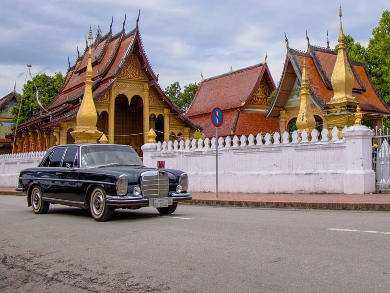 Luang Prabang by Vintage Car