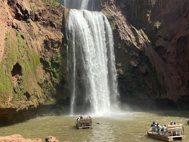 Bin El Ouidane to Marrakech via Ouzoud Falls