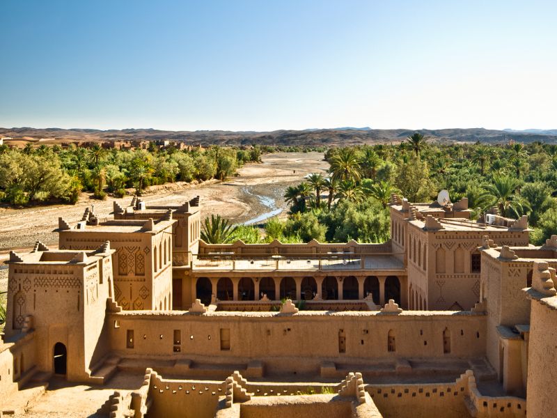 Desert to Skoura Panorama