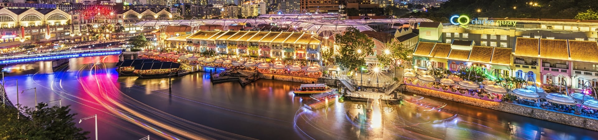 Image of Singapore by Night with Seafood Dinner