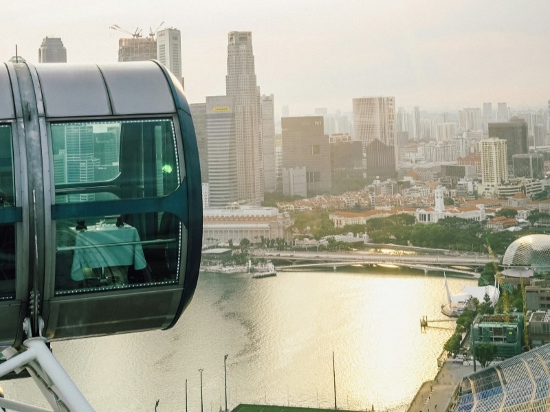 Sky Dining at Singapore Flyer