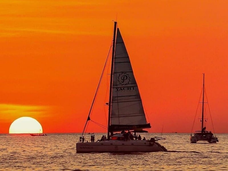 Coral Island and Sunset Promthep Cape