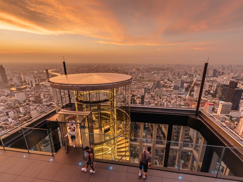 Mahanakhon Skywalk Low Carbon Style