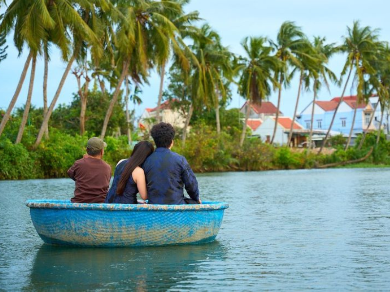 Riverside Serenity: Romantic Dinner on Bamboo Raft