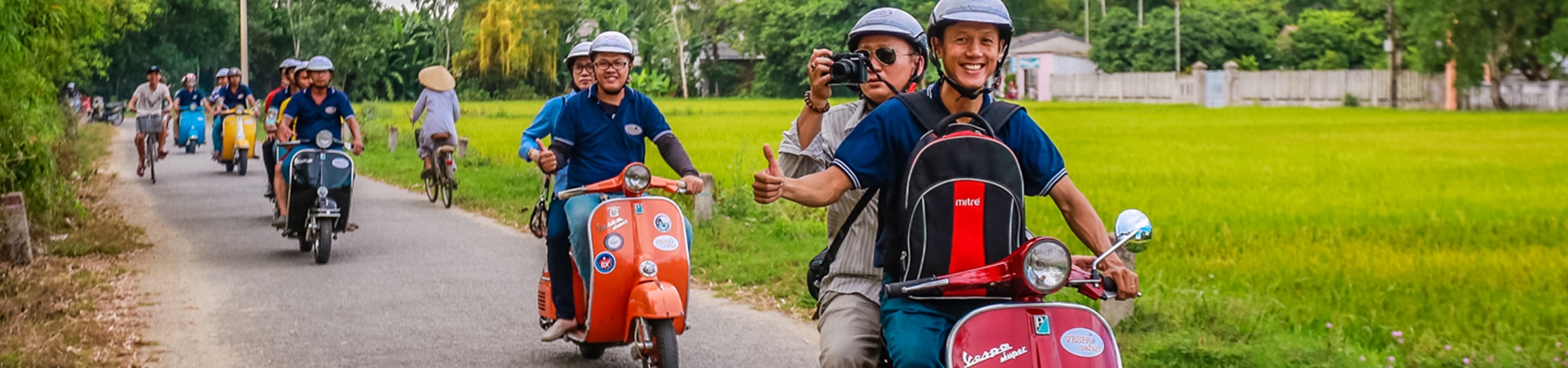 Image of Rural Life Discovery in Hue by Vintage Vespa