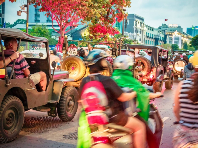Saigon After Dark by Vintage Jeep