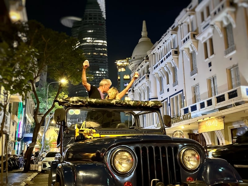Saigon After Dark by Vintage Jeep