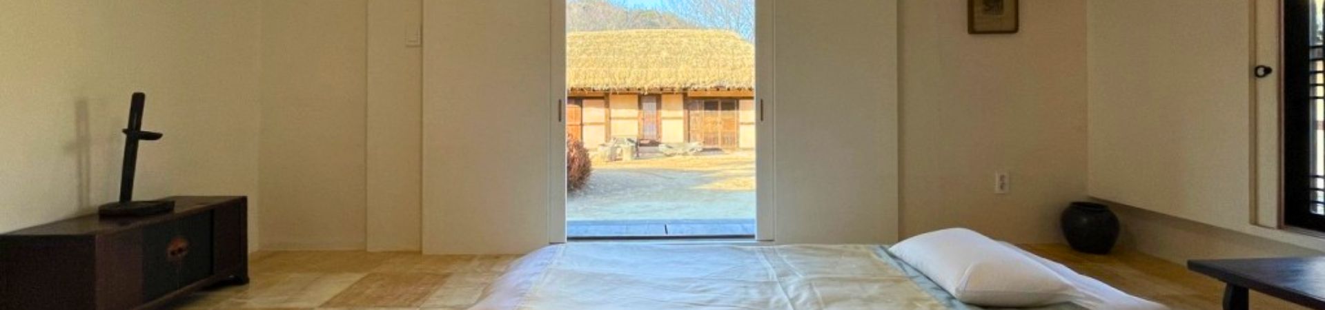 Image of Hwawoljeong Andong Hahoe (Choga Hanok)