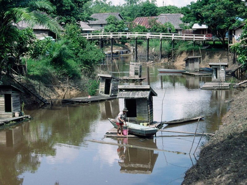 Kalimantan Tribes And Villages