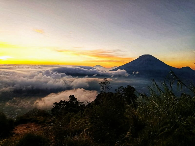 Grand Java Temples and Golden Hour