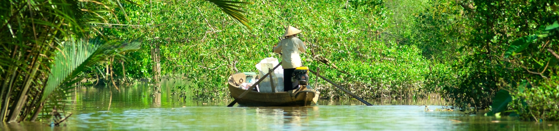 Image of Family Cycling To Mekong